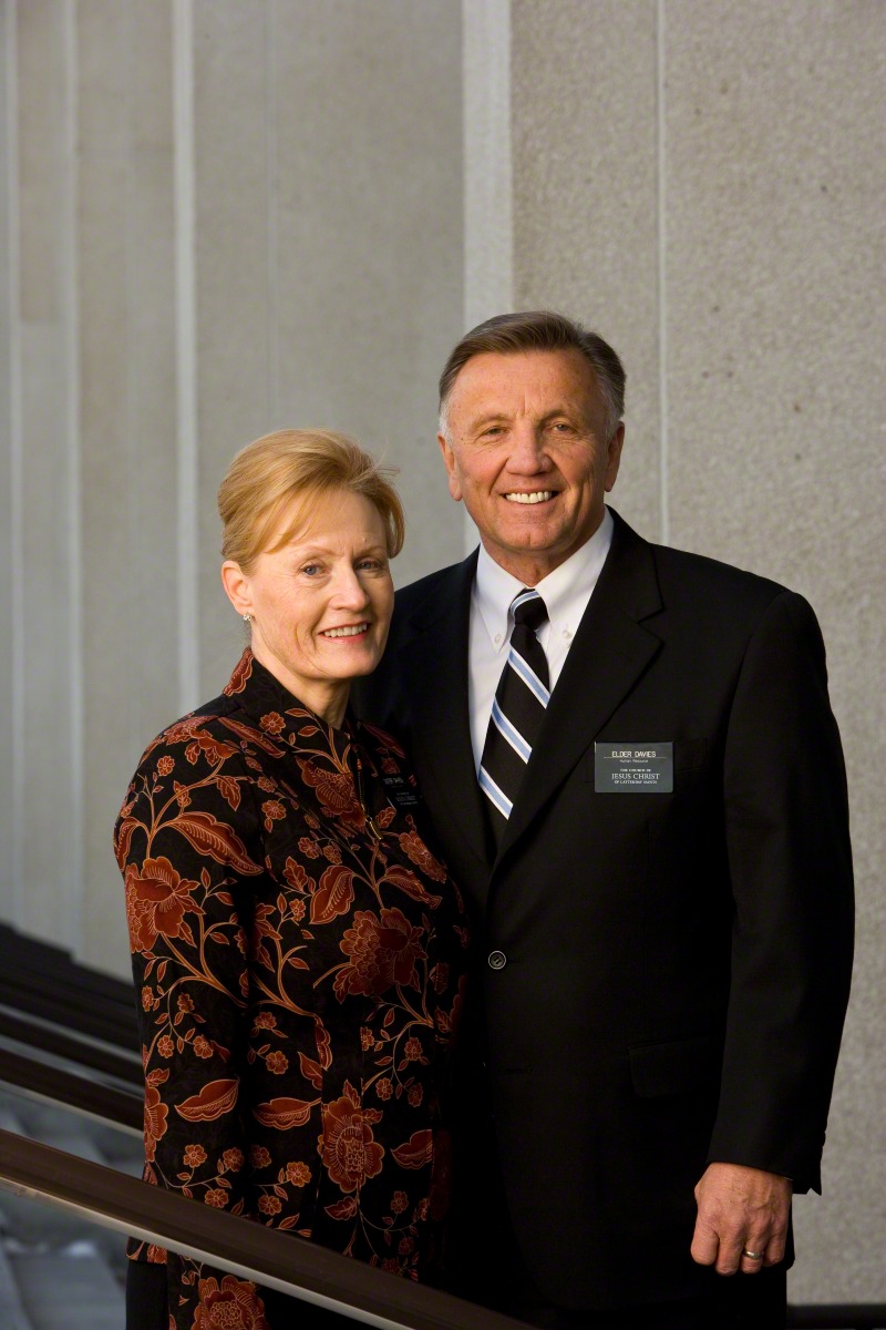 Missionaries at the temple